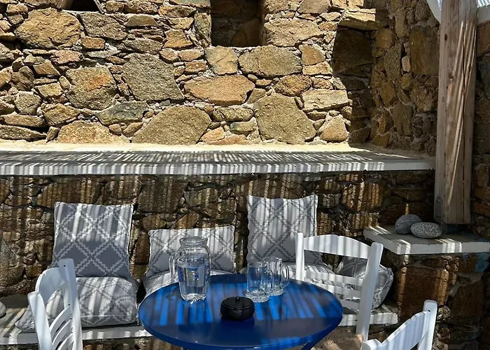 דירה Blue And White Mykonos