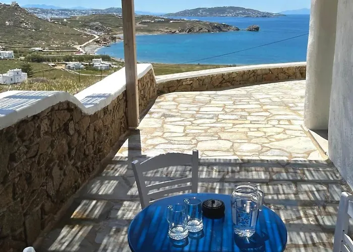 Blue And White Mykonos דירה *