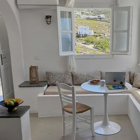 Blue And White Mykonos Apartment